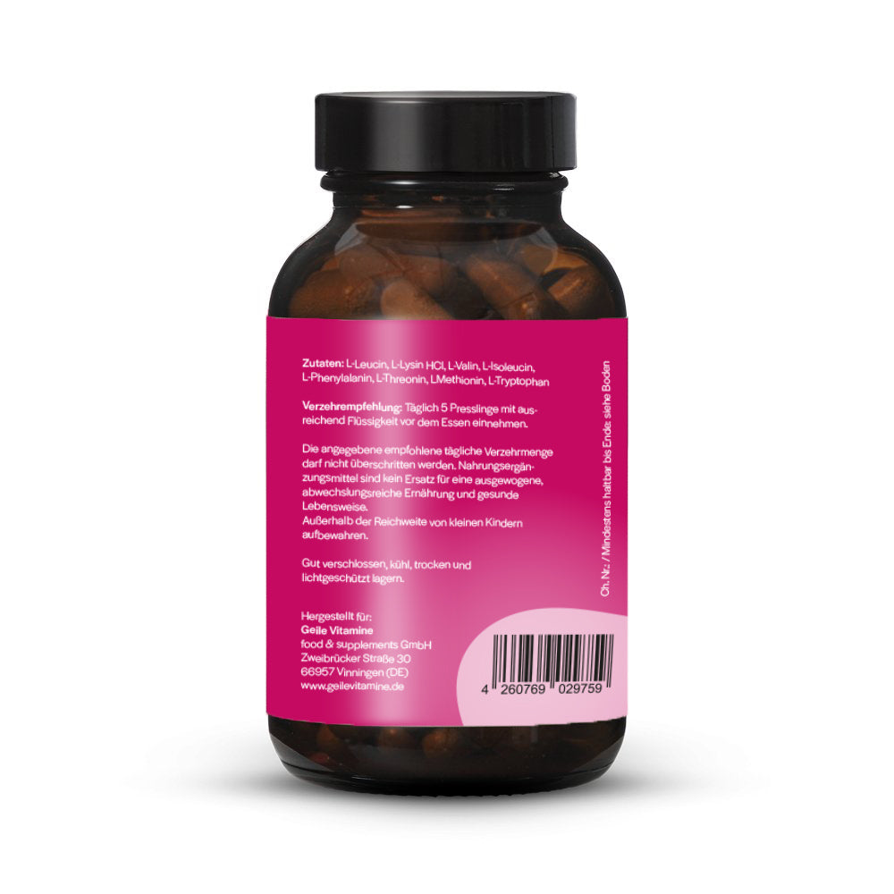 ProteLean Verpackung mit Angaben zu Zutaten und Verzehrempfehlung