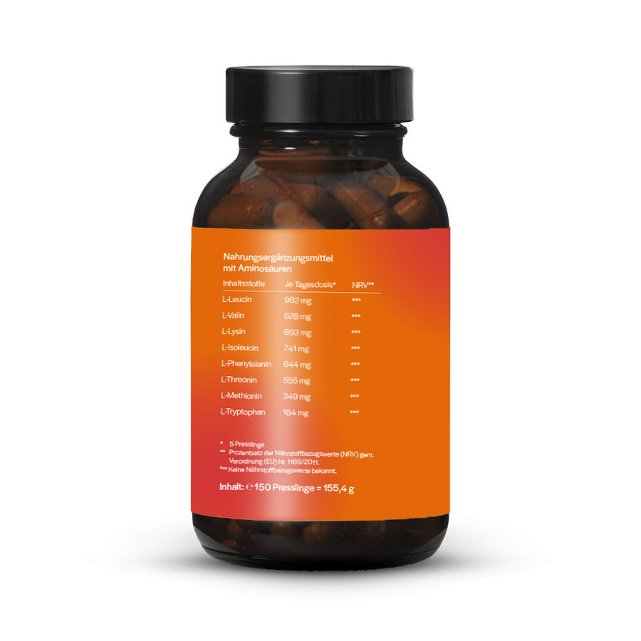 ProteLean Presslinge in Nahaufnahme